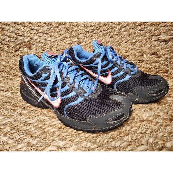 Nike Women's 8.5 Air Max Torch 4 Women Athletic Training Shoes Blue Pink Blast - Picture 5 of 11